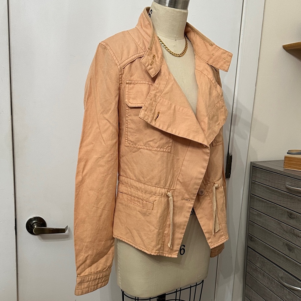 Heihei by Anthropology Women's Utility Jacket in Peach